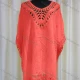 Wholesale Women's Casual Loose Fit Hollow Out Crochet Cape 2293# 520# Clothing Wholesale Market Liuhua
