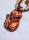 Wholesale Vintage Fox Wood Beads Necklace - Liuhuamall
