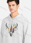Wholesale Men's Casual 100%Cotton Letter Graphic Print Drawstring Hoodies Sweatshirts With Kangaroo Pocket LF30-4# - Liuhuamall