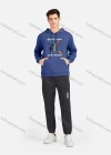 Wholesale Men's Casual 100%Cotton Letter Graphic Print Hoodies Drawstring Sweatshirts With Kangaroo Pocket LF30-5# - Liuhuamall