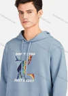 Wholesale Men's Casual 100%Cotton Letter Graphic Print Hoodies Drawstring Sweatshirts With Kangaroo Pocket LF30-5# - Liuhuamall