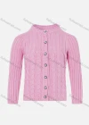 Wholesale Girls Long Sleeve Mock Neck Button Front Sweater Cardigan - Liuhuamall