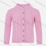 Wholesale Girls Long Sleeve Mock Neck Button Front Sweater Cardigan preview