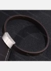 Wholesale Genuine Leather Stainless Steel Magnetic Buckle Bracelet SP0396# - Liuhuamall
