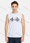 Wholesale Men's Casual Letter Cartoon Print Breathable Tank Tops - Liuhuamall