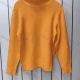 Wholesale Girl's Casual Turtleneck Long Sleeve Knit Sweater F606# Clothing Wholesale Market Liuhua