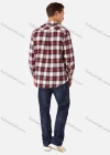 Wholesale Men's 100% Cotton Regular Fit Long Sleeve Pocket Plaid Print Casual Shirt - Liuhuamall