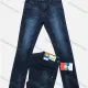 Wholesale Boys Casual Button Pockets Labelled Embroidered High Stretch Jean 4# Wholesale Clothing Market & Suppliers -LIUHUAMALL