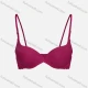 Wholesale Women's Plain Lace Adjustable Straps Bra 016# Raspberry Clothing Wholesale Market Liuhua