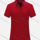 Wholesale Women's Casual Sporty Contrast Button Front Vented Hem Polo Shirt 6887B# Red Clothing Wholesale Market Liuhua