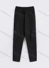 Wholesale Men's Sporty Plain Drawstring Elastic Waist Multiple Pockets Pants - Liuhuamall
