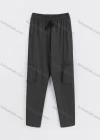 Wholesale Men's Sporty Plain Drawstring Elastic Waist Multiple Pockets Pants - Liuhuamall