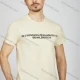 Wholesale Men's Letter Round Neck Short Sleeve Casual Slim Fit T-Shirt LY005# Ivory Clothing Wholesale Market Liuhua