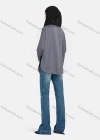 Wholesale Women's Casual Plain Collared Long Sleeve Shirt 1169# - Liuhuamall