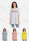 Wholesale Women's Casual Letter Round Neck Short Sleeve Tunic 3509# - Liuhuamall