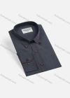 Wholesale Men's Slim Fit Button Down Collar Long Sleeve Plain Dress Shirts - Liuhuamall