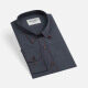 Men's Slim Fit Button Down Collar Long Sleeve Plain Dress Shirts Navy Clothing Wholesale Market -LIUHUA