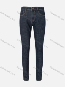 Wholesale Men's Casual Plain Slim Fit Zip Patch Pockets Denim Jeans 3185#, LIUHUA CLOTHING WHOLESALE