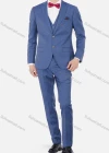 Wholesale Men's Fashion Long Sleeve Lapel Single Breasted Pockets Blazer & Vest & Pants 3 Piece Sets - Liuhuamall