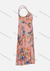 Wholesale Women's Sleeveless Spaghetti Strap A Line Pleated Cami Dress - Liuhuamall