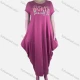 Wholesale Women's African Plus Size Crew Neck Letter Short Sleeve Patch Pocket Loose Fit Dress 8814# 13# Clothing Wholesale Market Liuhua