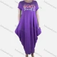 Wholesale Women's African Plus Size Crew Neck Letter Short Sleeve Patch Pocket Loose Fit Dress 8814# 21# Clothing Wholesale Market Liuhua