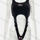 Wholesale Women's Trendy Sleeveless Buckle Letter Print Bodysuit D21BS438# Black Clothing Wholesale Market Liuhua