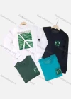 Wholesale Men's Casual Letter Print Round Neck Long Sleeve Sweatshirt - Liuhuamall