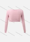 Wholesale Women's Square Neck Crop Top&Leggings Fuzzy Knit Set - Liuhuamall