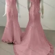 Wholesale Women's Glamorous Off Shoulder Sequin Lace Up Back Appliques Mermaid Hem Floor Length Wedding Dress 5017# Pale Violet Red Clothing Wholesale Market Liuhua