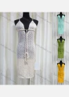 Wholesale Women's Fashion V Neck Sleeveless Tie Front Knit Cami Cover Up Dress - Liuhuamall