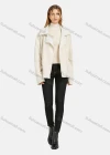Wholesale Women's Casual Lapel Long Sleeve Fuzzy Thermal Lined Side Zipper Pockets Coat - Liuhuamall