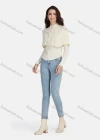 Wholesale Women's Casual V Neck Long Sleeve Ribbed Knit Top 2 Piece Set 1202# - Liuhuamall