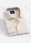 Wholesale Men's Formal Collared Long Sleeve Button Down Plain Texture Shirt - Liuhuamall