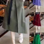 Wholesale Women's Summer Slit Asymmetrical Hem With Belt Skirt preview