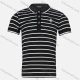 Wholesale Boys Casual Striped Contrast Short Sleeve Polo Shirt Black Clothing Wholesale Market Liuhua