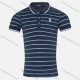 Wholesale Boys Casual Striped Contrast Short Sleeve Polo Shirt Navy Clothing Wholesale Market Liuhua