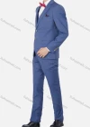 Wholesale Men's Fashion Long Sleeve Lapel Single Breasted Pockets Blazer & Vest & Pants 3 Piece Sets - Liuhuamall