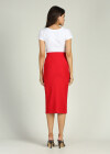 Wholesale Women's Spring Solid High Waist Regular Fit Pencil Midi Skirt - Liuhuamall