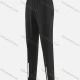Wholesale Men's Sporty Plain Elastic Waist Quick Dry Breathable Zipper Hem Pants Black Clothing Wholesale Market Liuhua