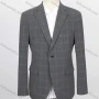 Wholesale Men's Formal Lapel Long Sleeve Single Breasted Flap Pockets Plaid Print Blazer Jackets X21540-6# preview