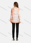 Wholesale Women's Casual Square Neck Bell Sleeve Tie Dye Tunic - Liuhuamall