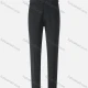 Wholesale Men's Fashion Plain Patch Pocket Striped Tape Button Closure Slim Fit Suit Pants B913# Black Clothing Wholesale Market Liuhua