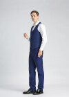Wholesale Men's Formal Slim Fit Plain Lapel One Button Flag Pockets Suit Jacket & Waistcoat 3-Piece Set - Liuhuamall