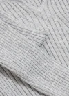 Wholesale Women's Sweetheart Neck Plain Long Sleeve Rib-Knit Crop Top - Liuhuamall