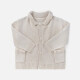 Baby's Lapel Long Sleeve Dual Pockets Button Front Sweater Cardigan Almond White Clothing Wholesale Market -LIUHUA