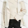 Wholesale Women's Casual Lapel Long Sleeve Fuzzy Thermal Lined Side Zipper Pockets Coat preview