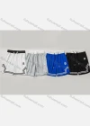 Wholesale Men's Casual Plain Striped Drawstring Elastic Waist Contrast Side Pocket Shorts 71004# - Liuhuamall