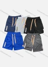 Wholesale Men's Casual Plain Letter Drawstring Elastic Waist Side Pocket Shorts 71006# - Liuhuamall