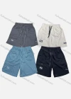 Wholesale Men's Casual Plain Drawstring Elastic Waist Multiple Pockets Shorts 71007# - Liuhuamall